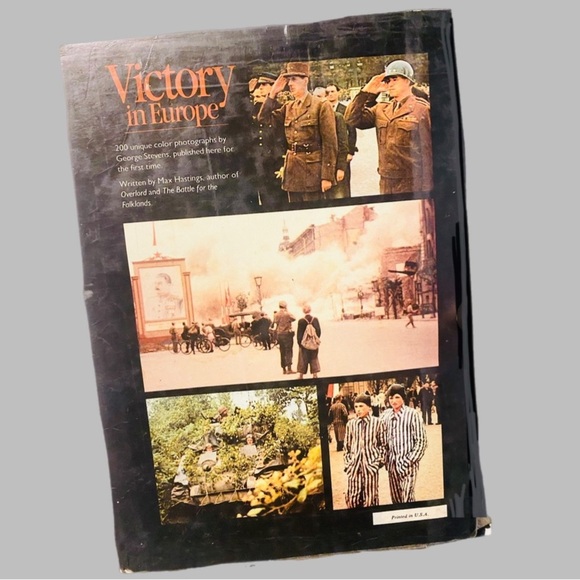 Vintage Hard Cover Book Victory in Europe, The Real Life Events D-Day to VE Day - Picture 14 of 14